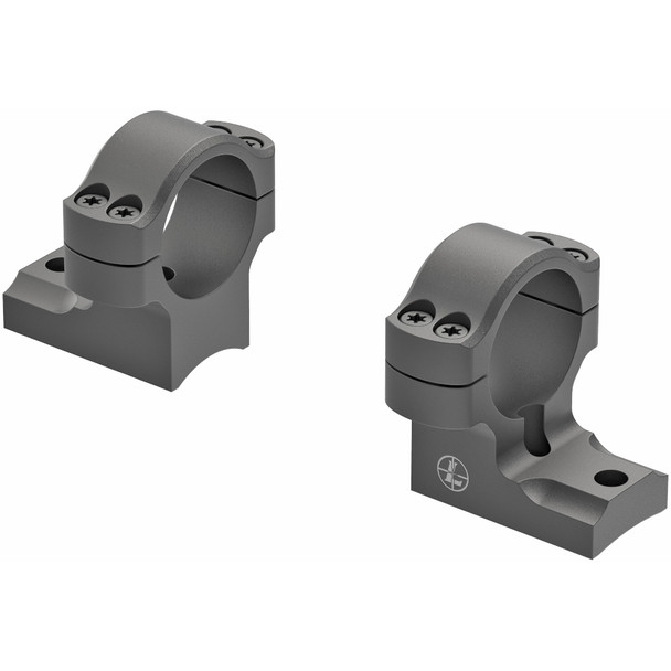 product variation LEUPOLD BackCountry Weatherby Mark 5 1in Medium Matte Black 2-piece Scope Rings (171110) image