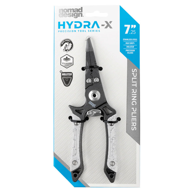 product variation NOMAD DESIGN Hydra-X 7.25in Split Ring Pliers Stainless Tool (HDRX-725-SRP) image