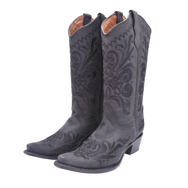 product variation Open Box (Great condition, limited use): CORRAL Ld Black Filigree, Size: 9.5, Width: M (L5433-M-9.5) image