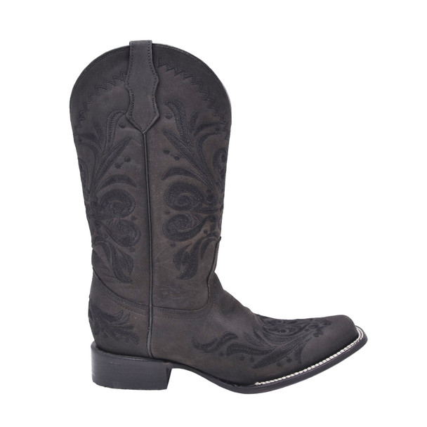 product variation Open Box (Great condition, limited use): CORRAL Ld Black Embroidery Sq. Toe, Size: 10.5, Width: M (L5464-M-10.5) image