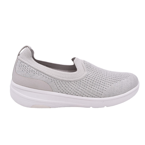 product variation Open Box (Great condition, limited use): FITFLOP Super-Q Knit Slip-Ons, Color: Arctic Grey/Silver, Size: 7.5 (JM2-B93-055) image