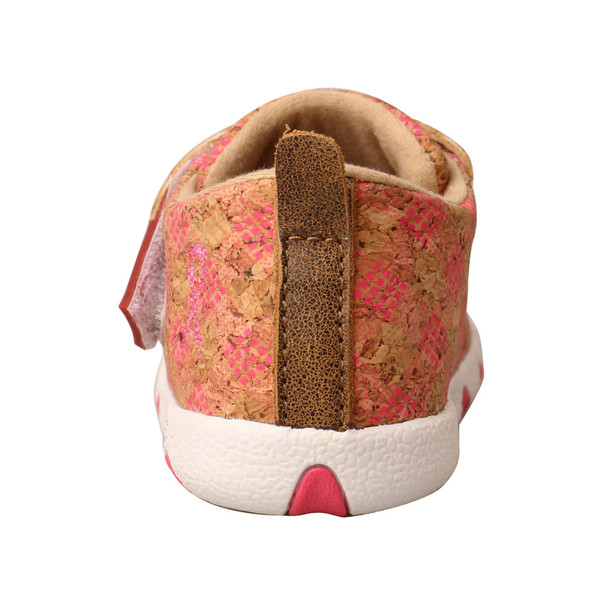 product variation TWISTED X Infant's Driving Moc Tan/Pink Casual Shoes (ICA0018) image