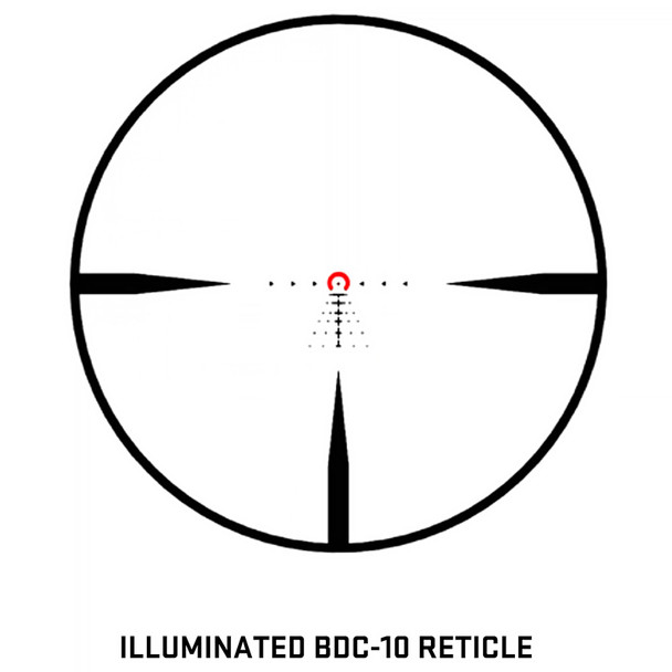 product variation SIG SAUER TANGO-MSR Compact 1-10x24 SFP Illum BDC-10 Reticle Black Riflescope w/ Mount (SOTMC11000) image