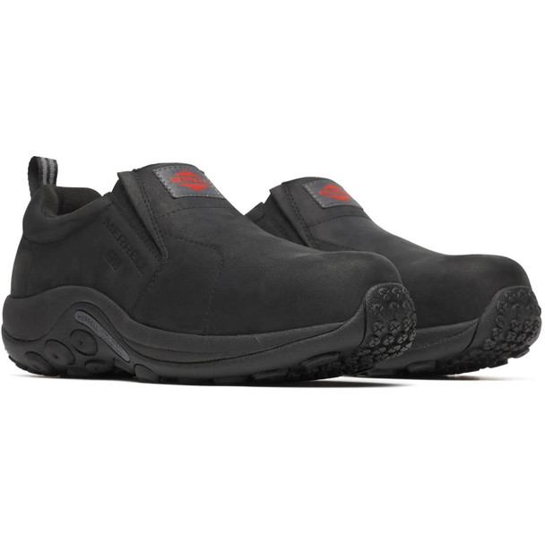 product variation MERRELL Men's Jungle Moc Leather Black Shoes (J008007) image
