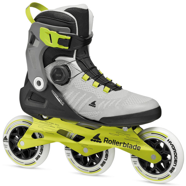 product variation ROLLERBLADE Macroblade 110 BOA Black/Grey/Lime Inline Skates (86B0760110NZ08) image