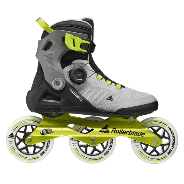 product variation ROLLERBLADE Macroblade 110 BOA Black/Grey/Lime Inline Skates (86B0760110NZ08) image