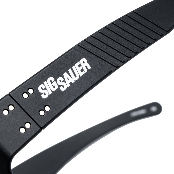 product variation GATORZ EYEWEAR Delta Sig Sauer Black with Black Logo/Smoke Polarized Sunglasses (GZ-50-061) image