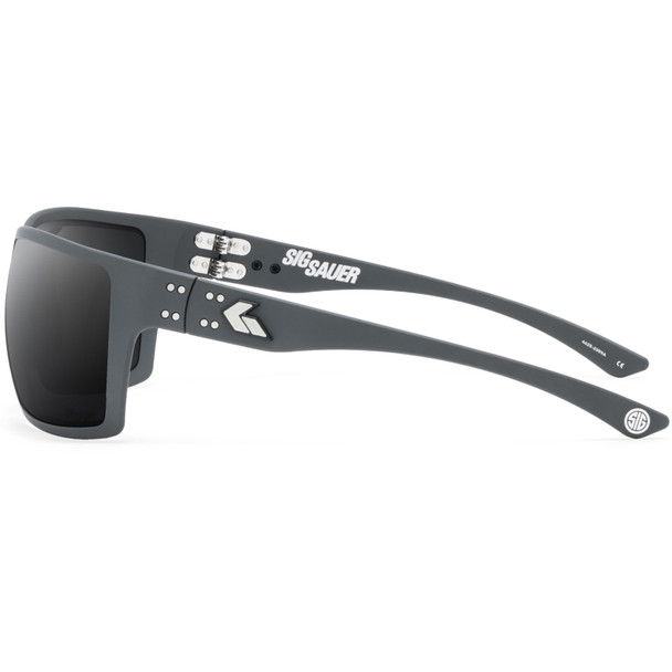 product variation GATORZ EYEWEAR Marauder Sig Sauer Dark Grey/Smoke Polarized Sunglasses (GZ-55-192) image