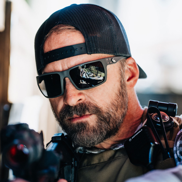 product variation GATORZ EYEWEAR Marauder Sig Sauer Dark Grey/Smoke Polarized Sunglasses (GZ-55-192) image