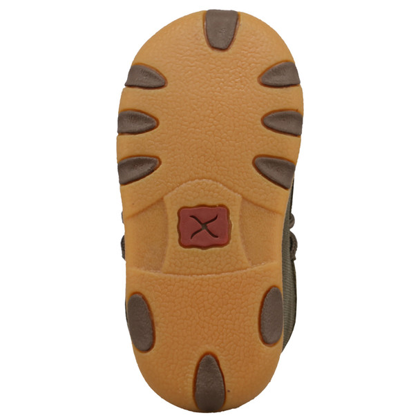 product variation TWISTED X Infant's Chukka Driving Moc Taupe Casual Shoes (ICA0046) image