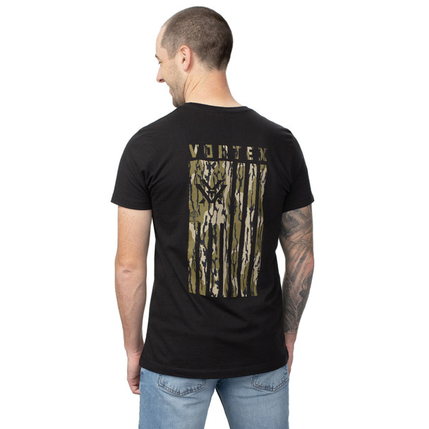 VORTEX Camo Salute Short Sleeve T-Shirt 126-31-BLK