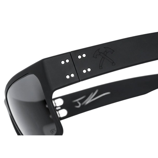 product variation GATORZ EYEWEAR Delta Jack Carr Black with Black Tomahawks/Digitally Optimized Polarized Sunglasses (GZ-50-092) image
