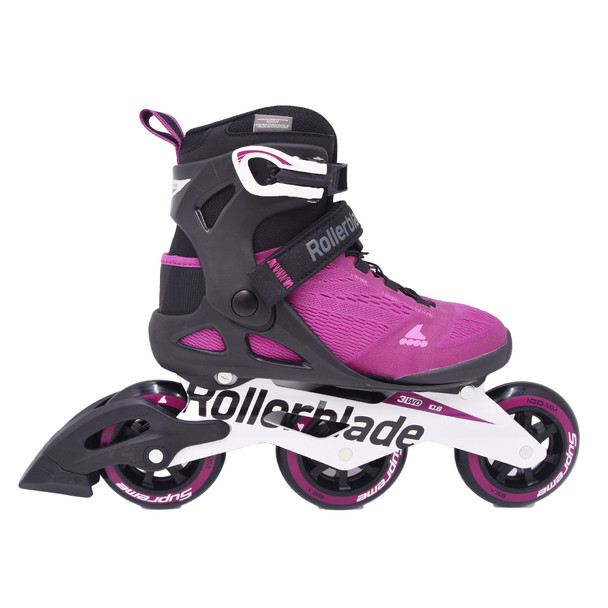 product variation Open Box (Great condition, limited use): Rollerblade MACROBLADE 100 3WD  W Color: VIOLET/BLACK, Size: 245 (07100300V13-245) image