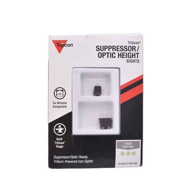 product variation Open Box (Great condition, limited use): TRIJICON Suppressor/Optic Height Sight Set For Glock (GL243-C-601140) image