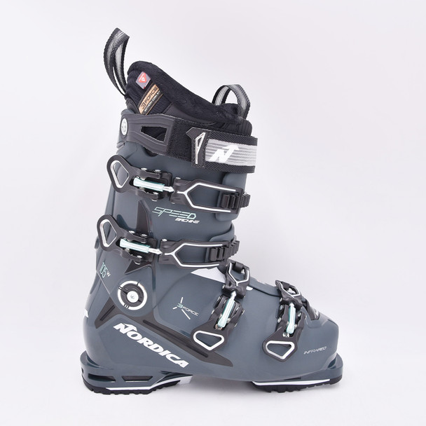 product variation Open Box (Great condition, limited use): NORDICA Womens Speedmachine 3 105 W Boots, Color: Geen/Black/Aqua, Size: 25.5 (050G19004F3-25.5) image
