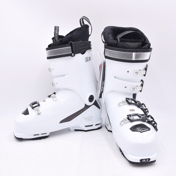 product variation Open Box (Great condition, limited use): NORDICA Womens Speedmachine 3 85 W Boots, Color: White/Bronze/Gold, Size: 26.5 (050G27004F4-26.5) image