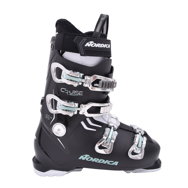 product variation Open Box (Minor scuff marks on the sides of the boots): NORDICA Women Cruise 65 W Boots, Color: Black/White/Green, Size: 27.5 (05067002Q04-27.5_1) image