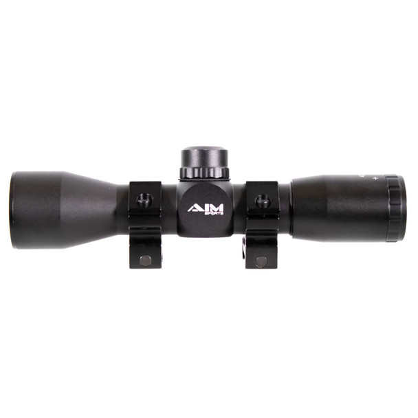 product variation AIM SPORTS Tactical 4x32mm Compact Mil-Dot Reticle Riflescope With Rings (JTM432B) image