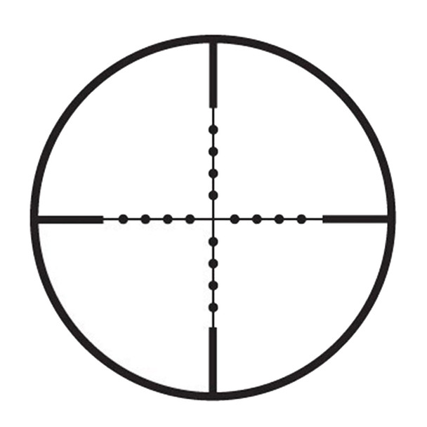 product variation AIM SPORTS Tactical 4x32mm Compact Mil-Dot Reticle Riflescope With Rings (JTM432B) image