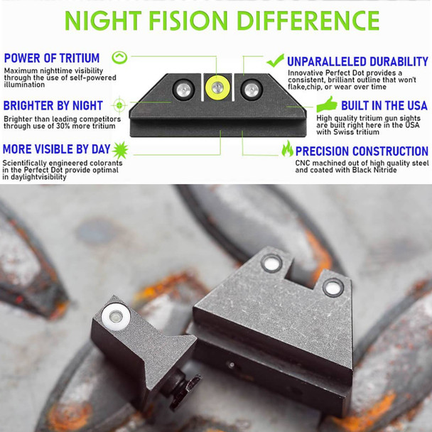 product variation NIGHT FISION Suppressor Height White/Blank Night Sight Set For Sig P320/P365 (SIG-179-013-WGZX) image