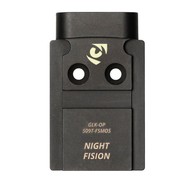 product variation NIGHT FISION Optic Plate + Blacked Out Sights Combo: 509T to Glock Full Size MOS (GLK-OPBS-509T-MOS-ZXZX) image