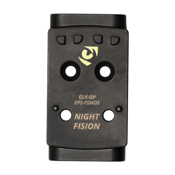 product variation NIGHT FISION Optic Plate + Tritium Yellow Front Sight Combo: EPS to Glock Full Size MOS (GLK-OPBS-EPS-MOS-YGZX) image