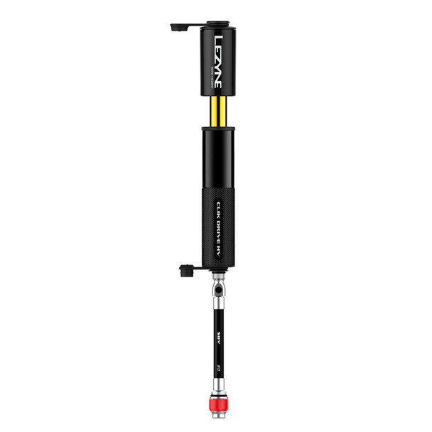 product variation LEZYNE Clik Drive HV Black/Red Hand Pump (1-MP-CLKHV-V104) image