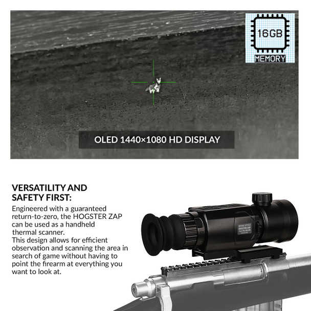 product variation BERING OPTICS HOGSTER ZAP 4-32x54mm Compact Thermal Scope (BE43054) image
