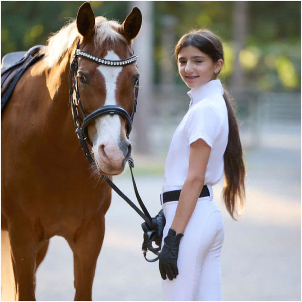product variation KERRITS Kid's Encore White/Bit Of Luck Short Sleeve Show Shirt (60288WHT/BITLUCK) image