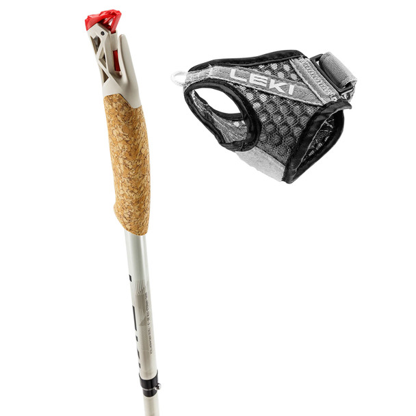 product variation LEKI Ultratrail FX.One Warm Grey Light/Warm Grey Dark/Black Trail Running Poles (65625852) image