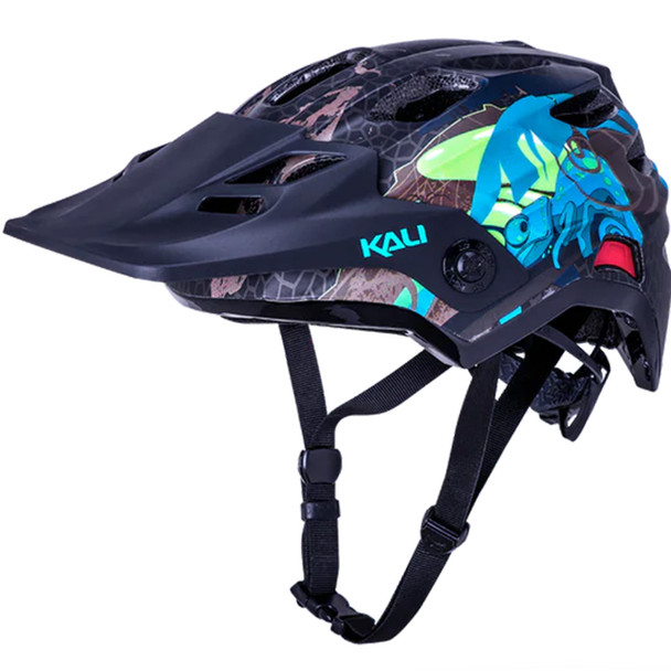 product variation KALI PROTECTIVES Child's Maya Full Face One Size Lizard Black Helmet (0221921112) image