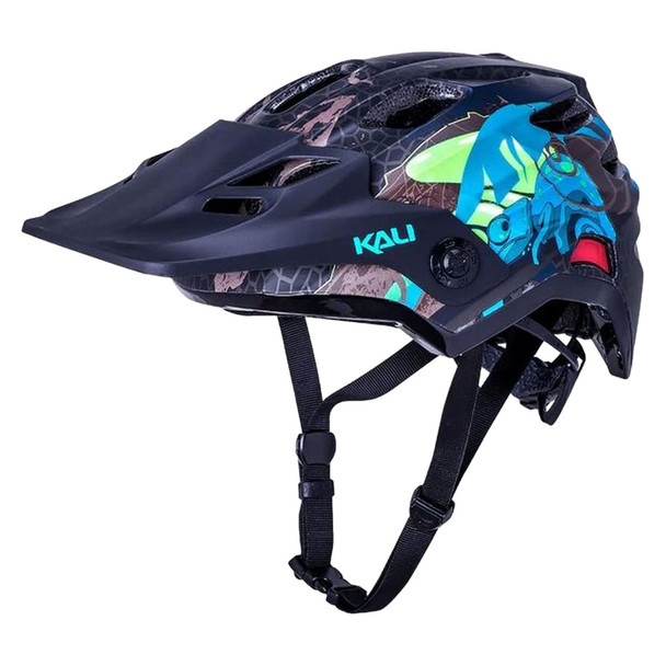 product variation KALI PROTECTIVES Child's Maya Full Face One Size Lizard Black Helmet (0221921112) image