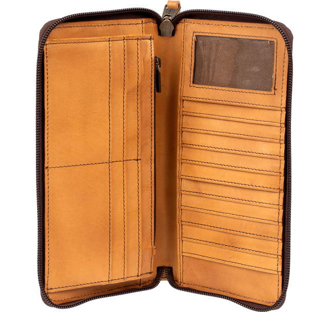 product variation STS Bandera Tan Berkley Bifold Wristlet (62469) image
