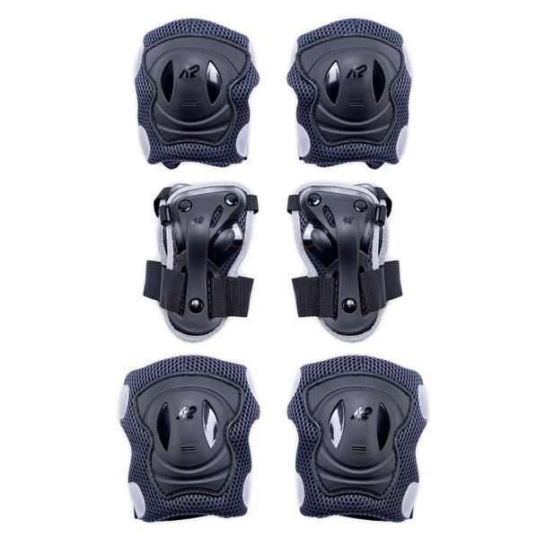 product variation K2 SKATE Womens Performance Black/Purple/Silver Pad Set (I200401401) image