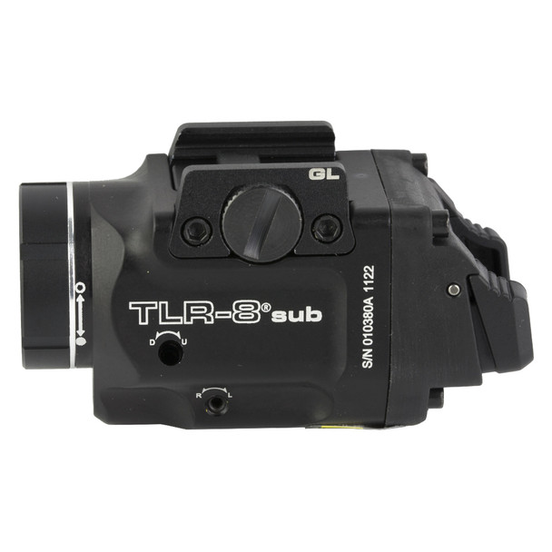 product variation STREAMLIGHT TLR-8 X Sub 500 Lumens White LED Tactical Weapon Light with Red Laser fits Glock 43X/48 MOS (69411) image