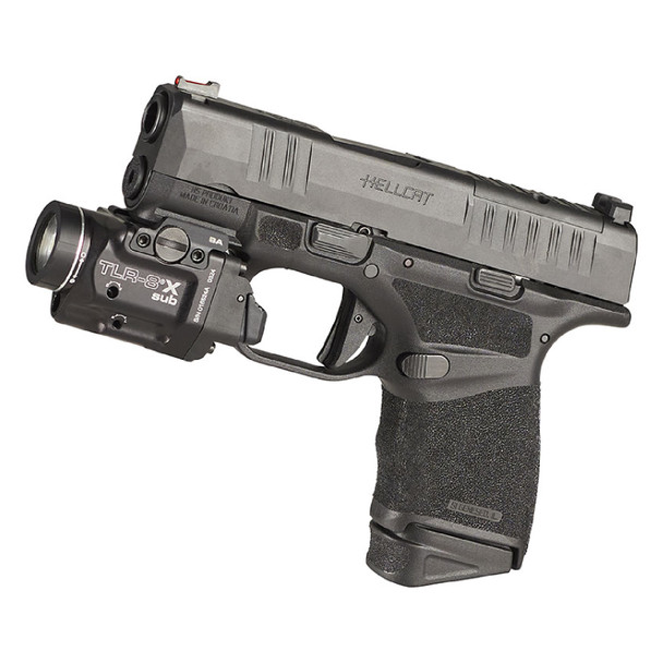 product variation STREAMLIGHT TLR-8 X Sub 500 Lumens White LED Weapon Light with Red Laser fits Springfield Hellcat (69419) image
