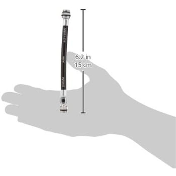 product variation LEZYNE Black/Silver ABS Flex Hose (1-RP-HOSE-V2DUAL) image