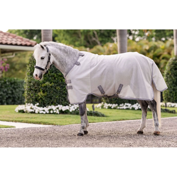 product variation HORSEWARE IRELAND Amigo Bug Rug Pony Silver/Titanium Grey/Silver Fly Sheet (AFRMGQ-IJI0) image