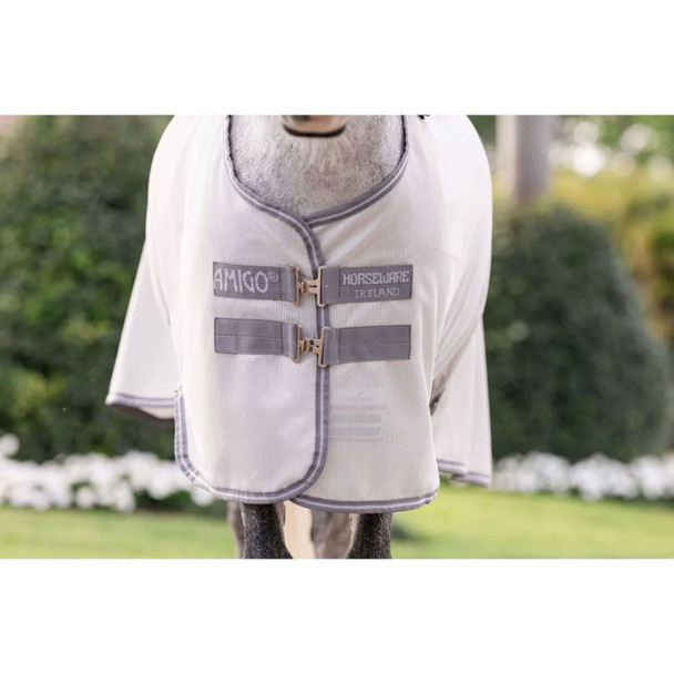 product variation HORSEWARE IRELAND Amigo Bug Rug Pony Silver/Titanium Grey/Silver Fly Sheet (AFRMGQ-IJI0) image