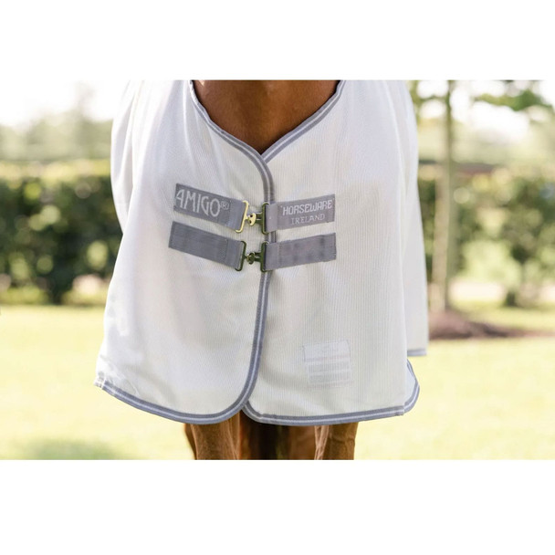 product variation HORSEWARE IRELAND Amigo Bug Rug Silver/Titanium Grey/Silver Fly Sheet (AFRNGQ-IJI0) image
