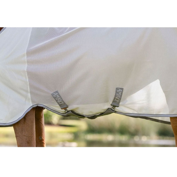 product variation HORSEWARE IRELAND Amigo Bug Rug Silver/Titanium Grey/Silver Fly Sheet (AFRNGQ-IJI0) image