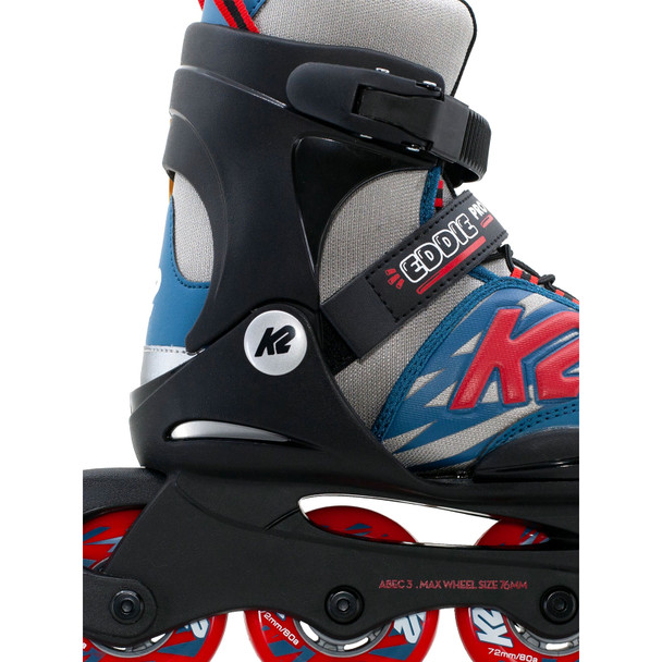 product variation K2 SKATES Youth Eddie Pro Gray Blue Adjustable Inline Skates (SK26218800) image