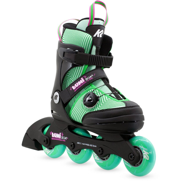 product variation K2 SKATES Youth Lumi BOA Watermelon Adjustable Inline Skates (SK26219100) image