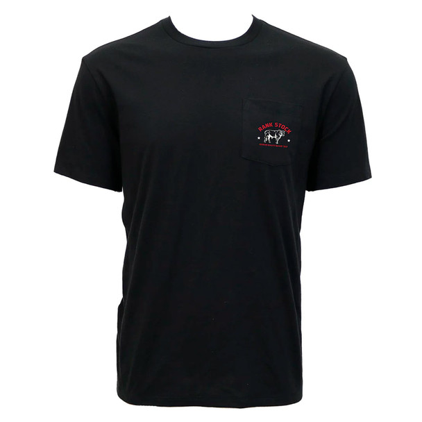 product variation HOOEY Men's Charbray Rank Stock Pocket Black T-Shirt (HT2619BK) image