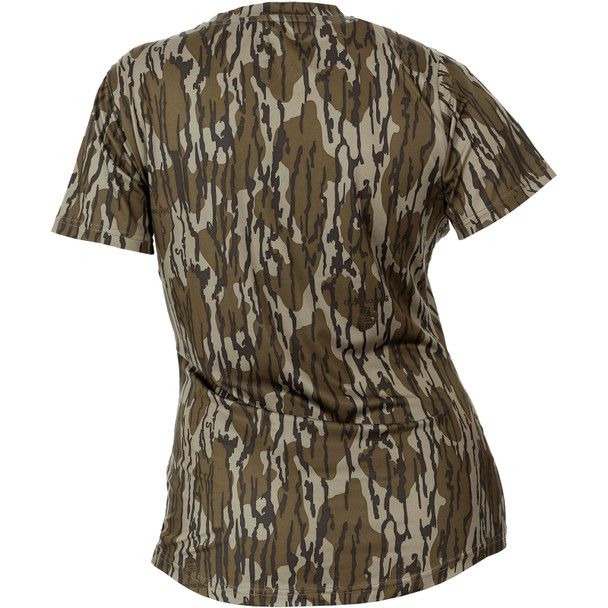 product variation DOING SOMETHING GREAT Women's Ultra Lightweight Mossy Oak Bottomland Original Short Sleeve Shirt (54944-par) image