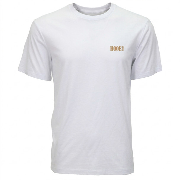 product variation HOOEY Men's Wild Ride White Crew Neck Cotton SS T-Shirt (HT1911WH) image