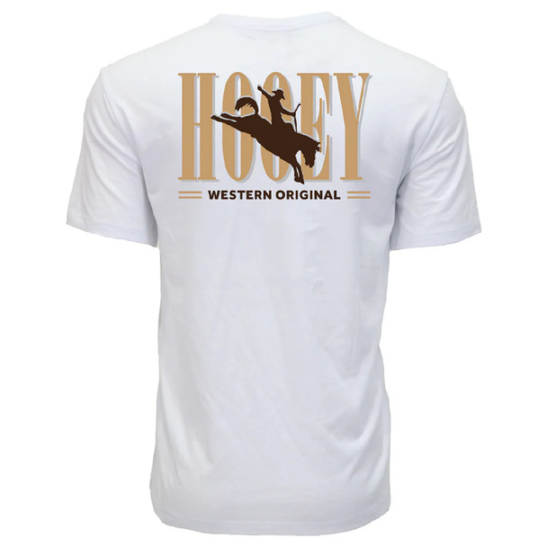 product variation HOOEY Men's Wild Ride White Crew Neck Cotton SS T-Shirt (HT1911WH) image