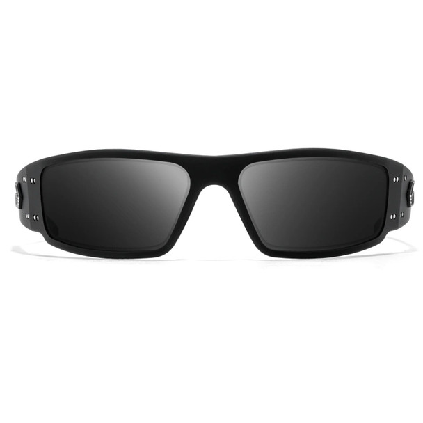 product variation Black w/Patriot G Blackout Logo Frame / ANSI Z87.1+ MILSPEC Ballistic Smoke w/Anti-Fog Lenses | VLT - 17% image