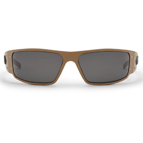 product variation Tan w/Black Logo Frame / Smoke Non-Polar Lenses | VLT - 12% image