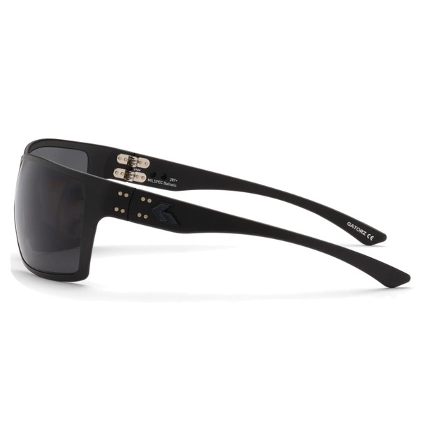product variation Black w/Black Logo Frame / ANSI Z87.1+ MILSPEC Ballistic Smoke w/Anti-Fog Lenses | VLT - 17% image